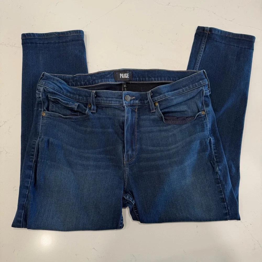 Paige Men’s Lennox Slim Fit Blue Jeans 36x26